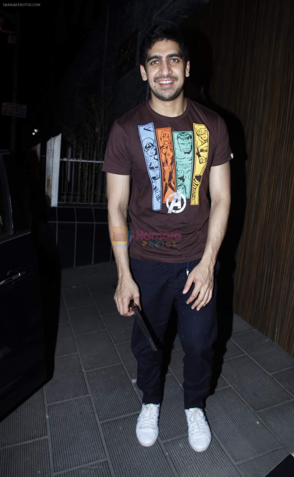 Ayan Mukerji at Aamir Khan's house on 20th Aug 2015