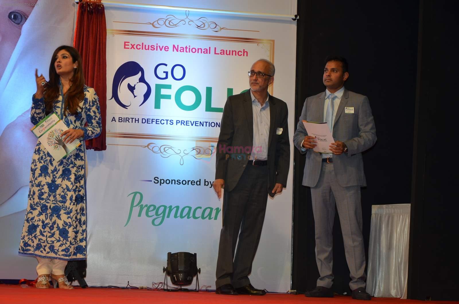 Raveena Tandon at Go Folic promotions in Mumbai on 27th Aug 2015