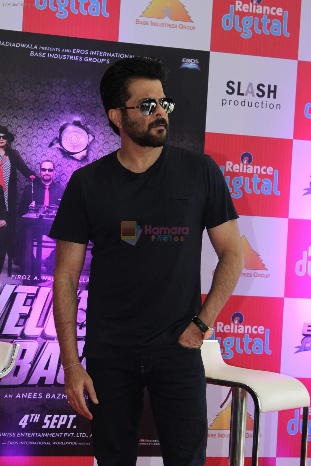 Anil Kapoor at Welcome Back promotions in Reliance Digital, Juhu on 29th Aug 2015