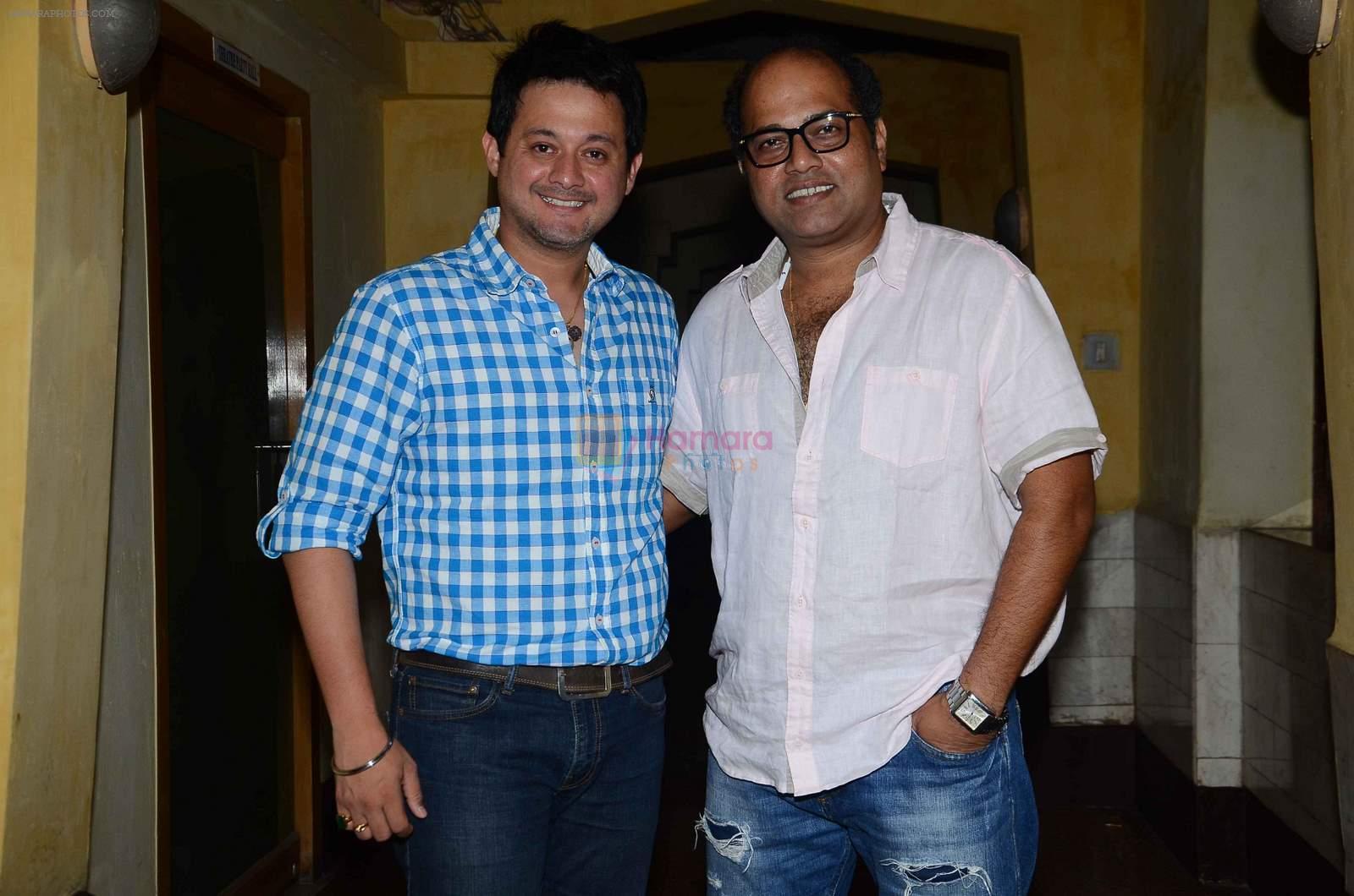 Swapnil Joshi at Marathi film Tu Hi Re song recording in Famous on 31st Aug 2015