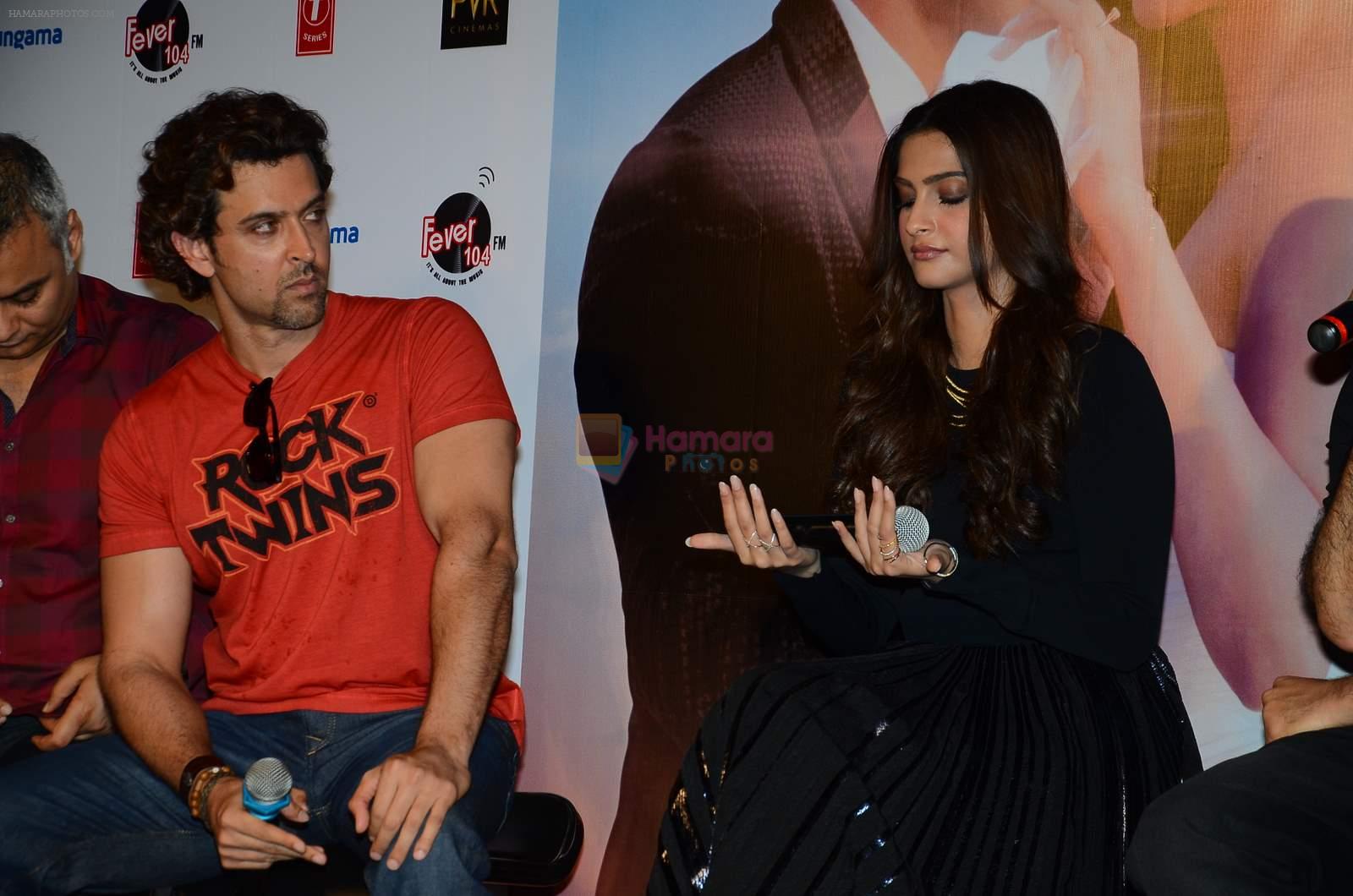 Hrithik Roshan, Sonam Kapoor at the launch of _Dheere Dheere Se_ song on 1st Aug 2015
