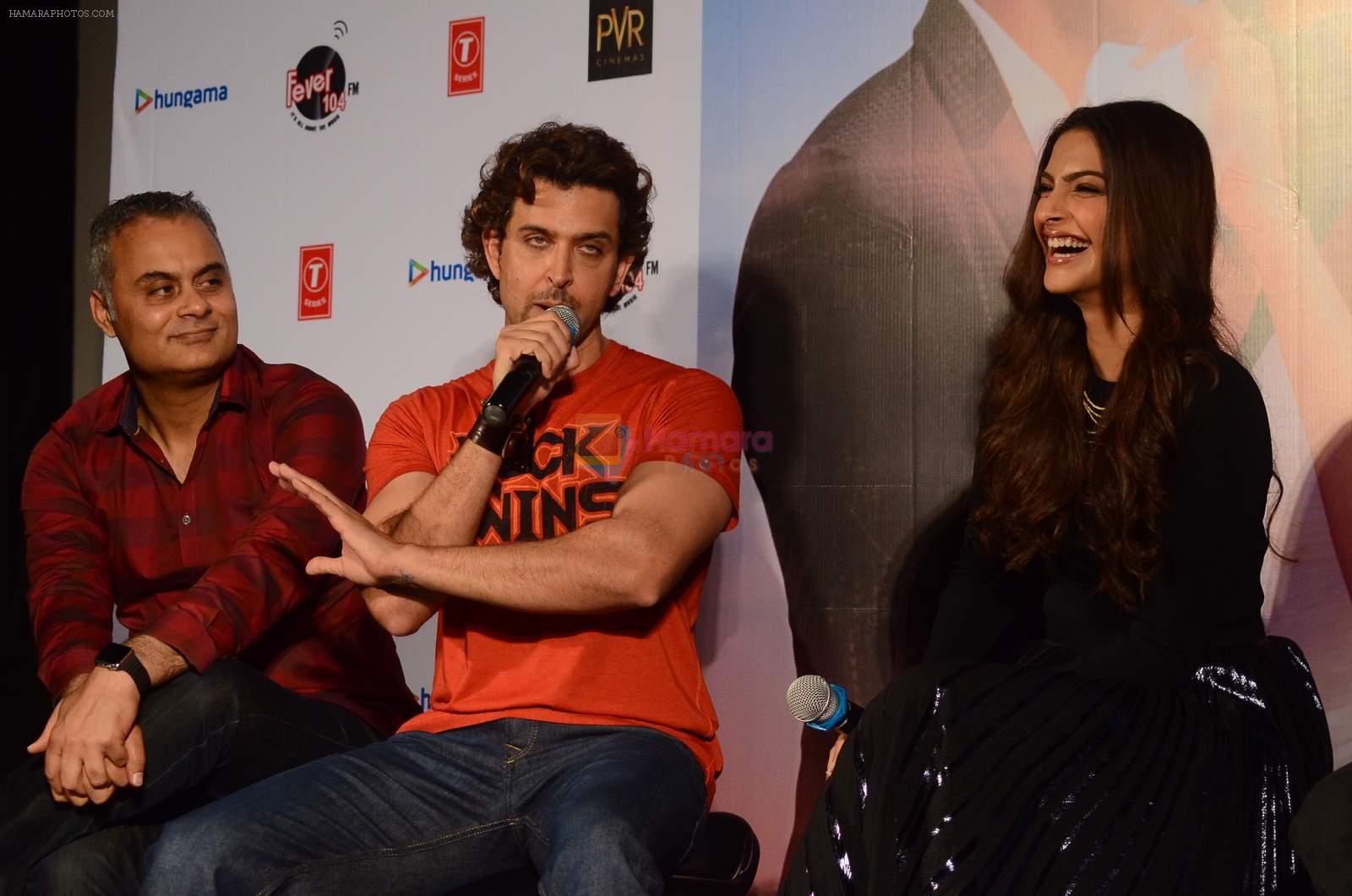 Hrithik Roshan, Sonam Kapoor, Neeraj Roy at the launch of _Dheere Dheere Se_ song on 1st Aug 2015
