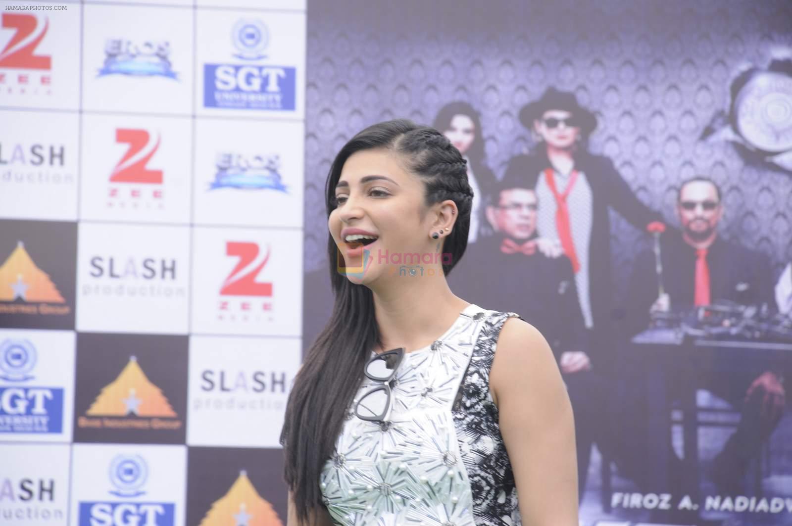 Shruti Haasan at welcome back delhi promotions in Mumbai on 1st Sept 2015