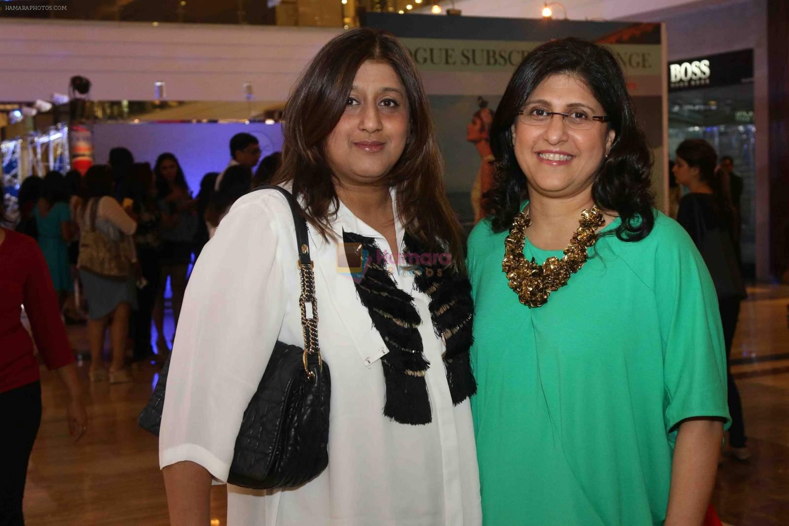 Priya Tanna, Editor, Vogue India and Oona Dhabhar, Marketing Director, Cond� Nast India at Fashion's Night Out 2015 by Vogue at Palladium, Mumbai