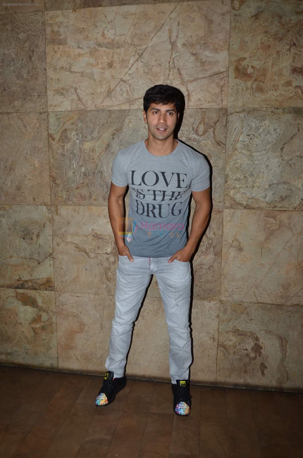 Varun Dhawan at Welcome Back 2 screening in Lightbox on 4th Sept 2015