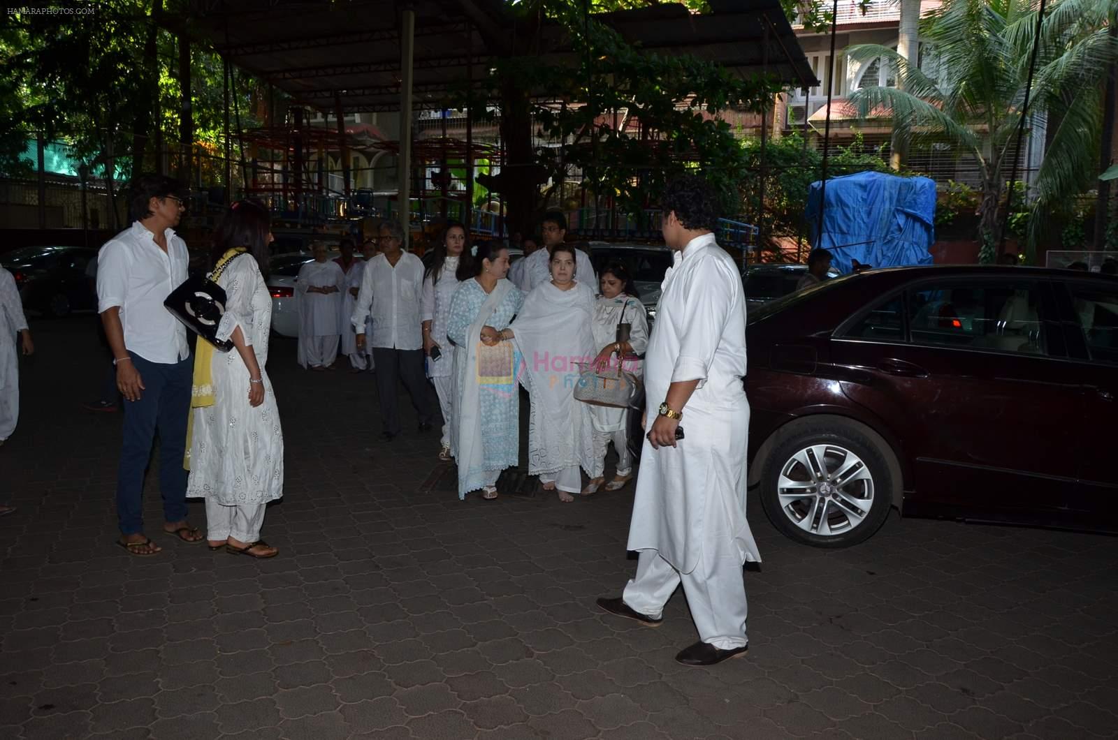 at Aadesh Shrivastava prayer meet on 8th Sept 2015