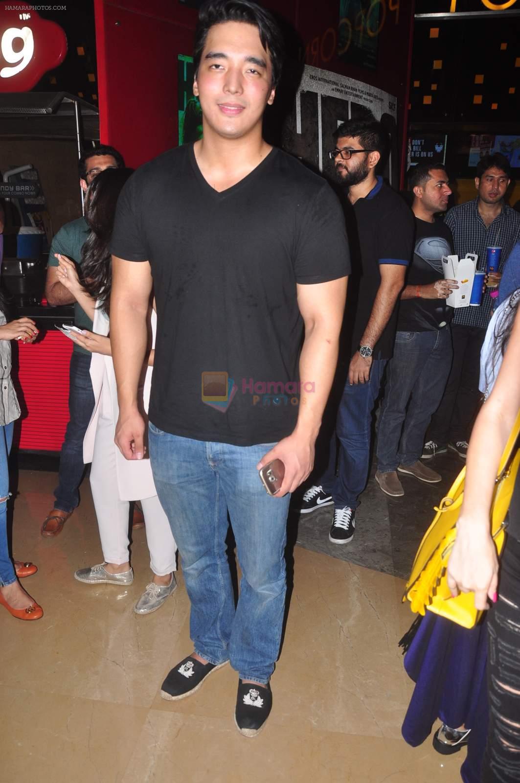at Hero screening hosted by Sunil and Mana Shetty in PVR on 10th Sept 2015