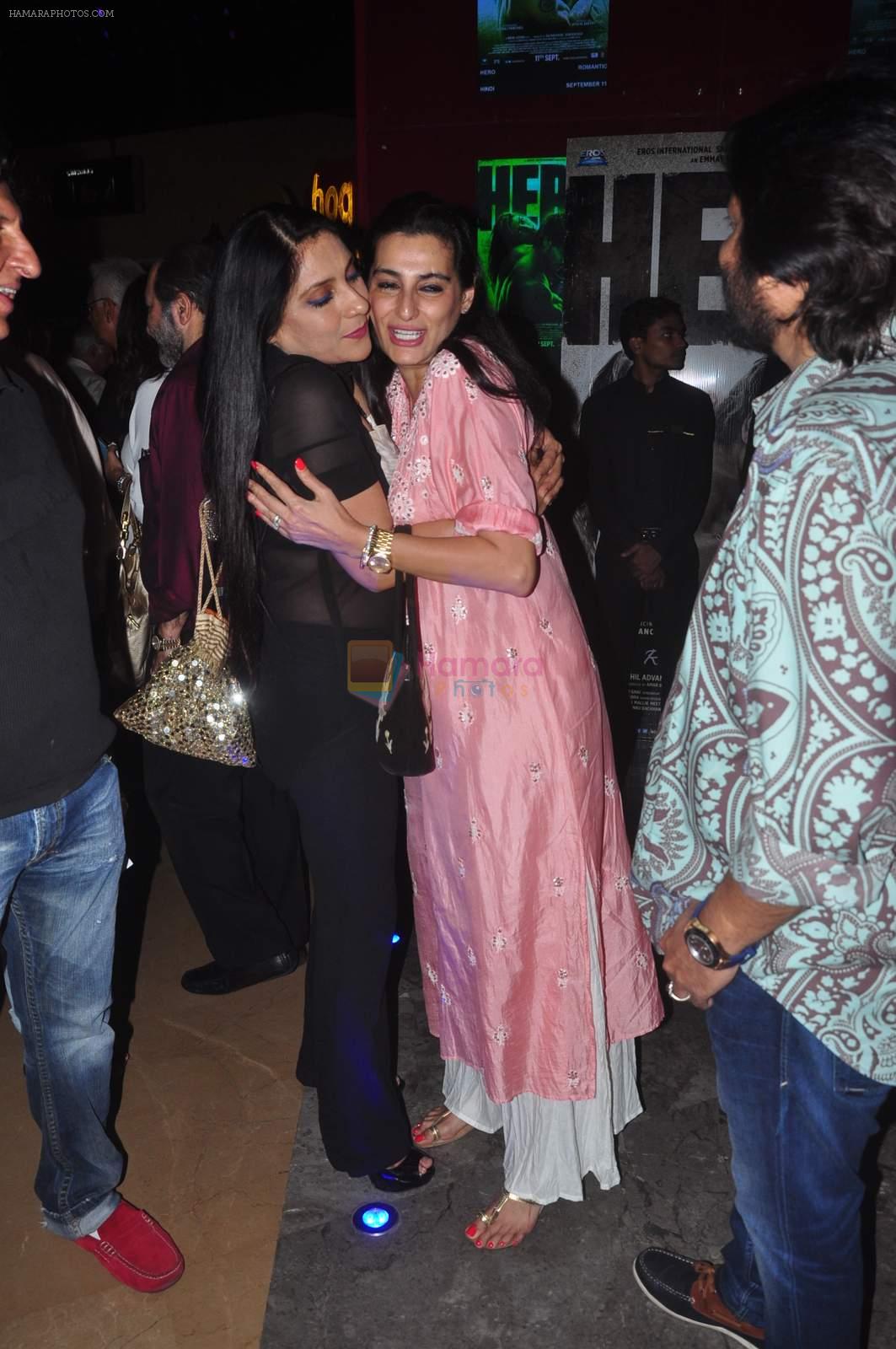 Mana Shetty, Aarti Surendranath at Hero screening hosted by Sunil and Mana Shetty in PVR on 10th Sept 2015