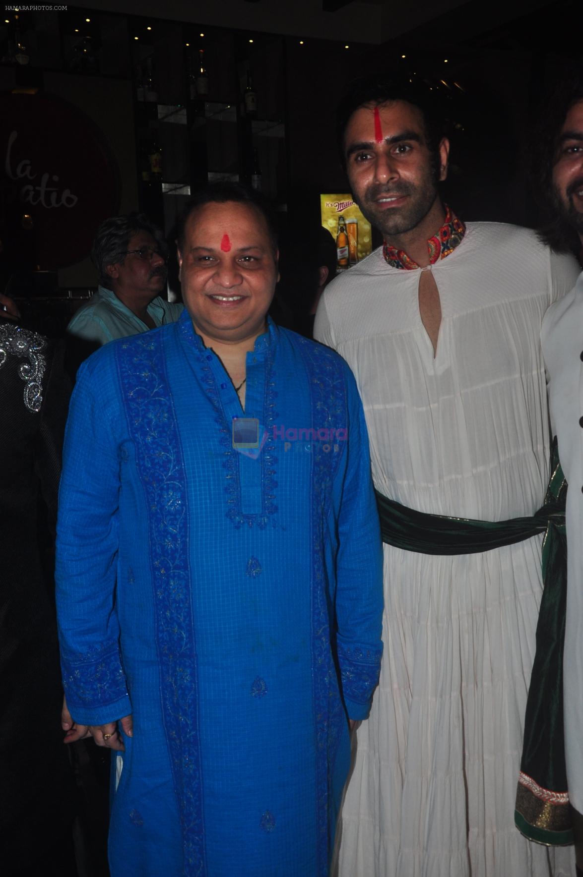 Sanjay Sharma and Sandeep Soparrkar pose at the Aryan-Ashley sangeet of Dunno Y2 signifying same-sex marriage for the first time in Bollywood