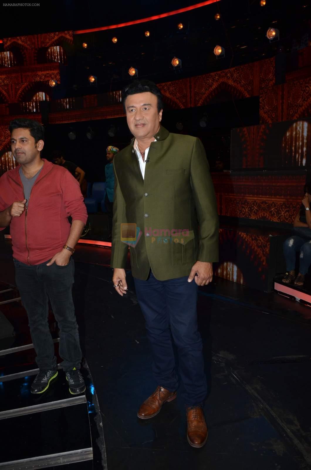 Anu Malik at Indian Idol episode special in Filmcity on 15th Sept 2015