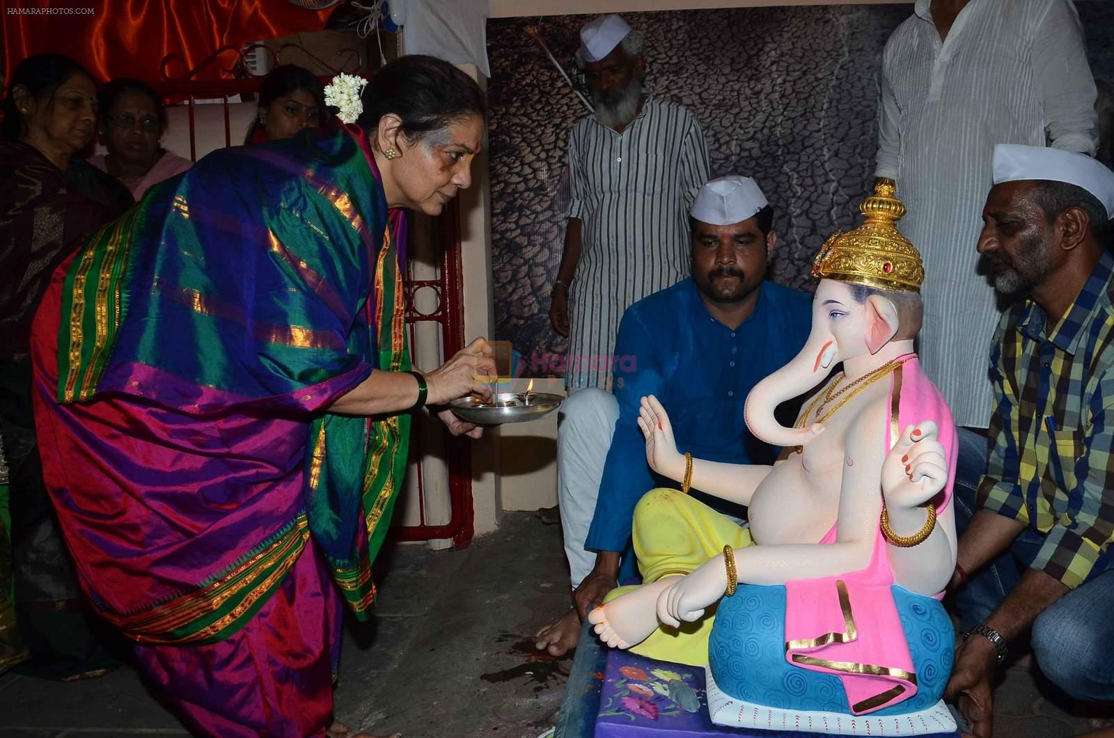 at Nana Patekar's Ganapati celebrations on 17th Sept 2015