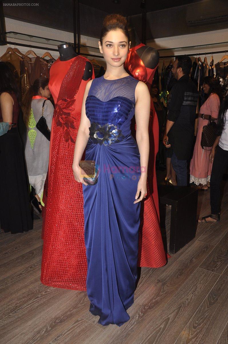 Tamannaah Bhatia at Amit Agarwal present its first Indian Wear Couture at Atosa on 19th Sept 2015
