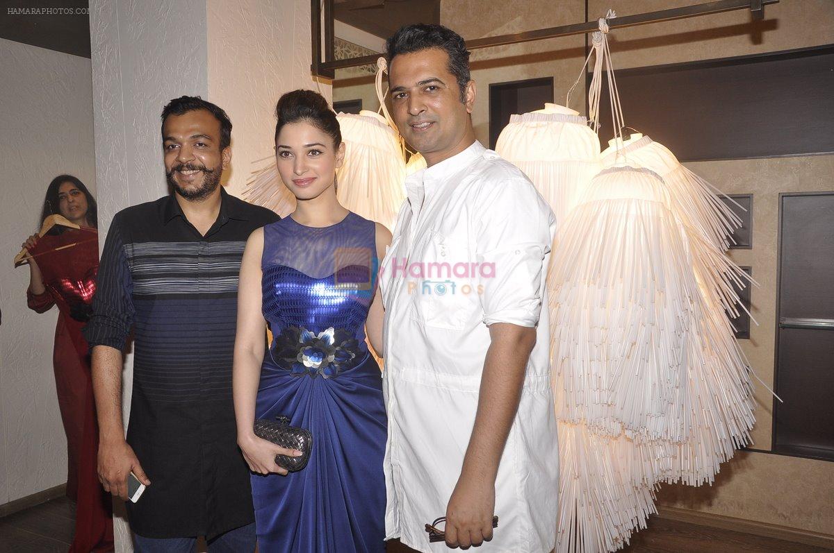 Tamannaah Bhatia at Amit Agarwal present its first Indian Wear Couture at Atosa on 19th Sept 2015