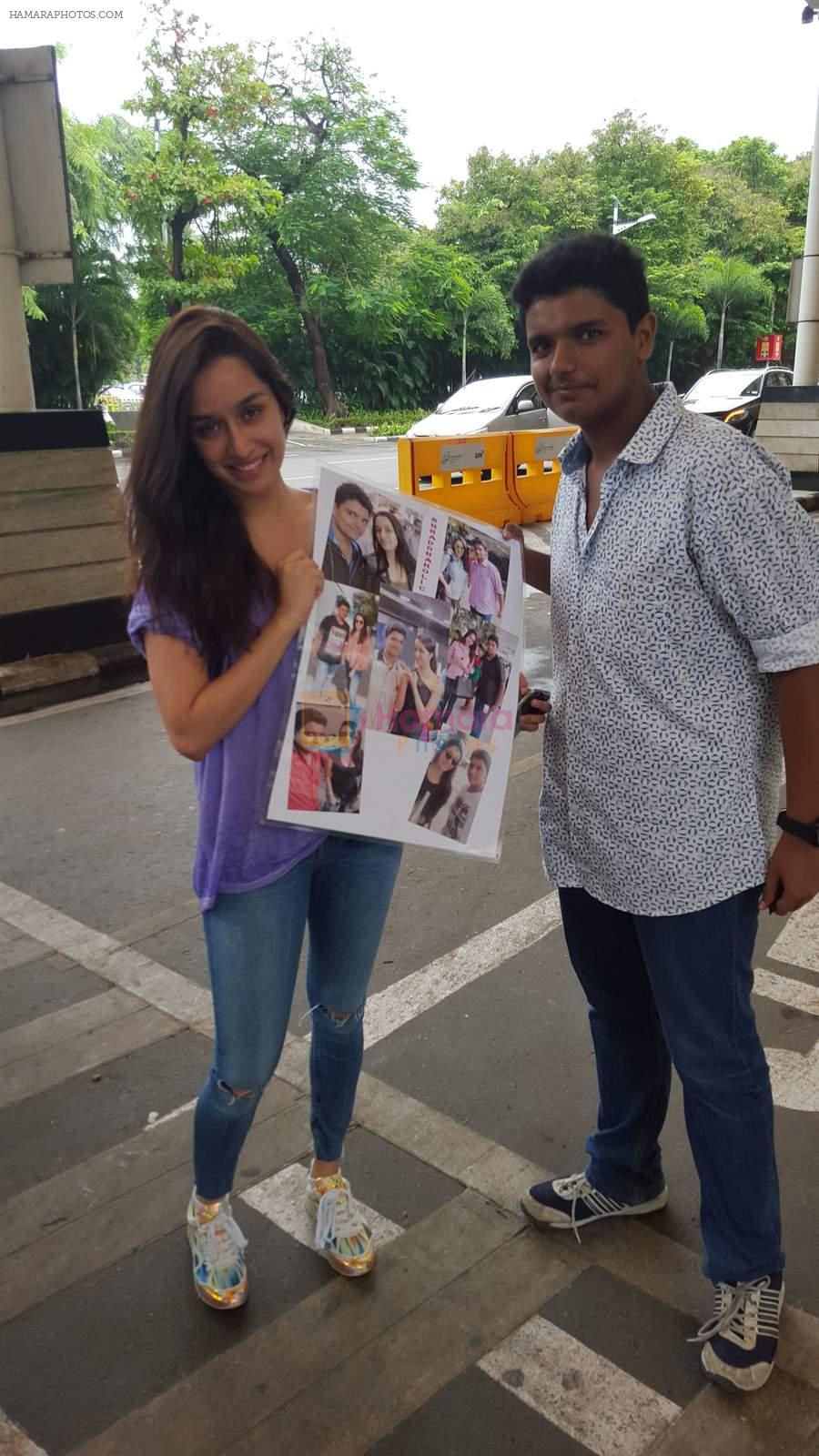 Shraddha Kapoor meets her biggest fan on 20th Sept 2015