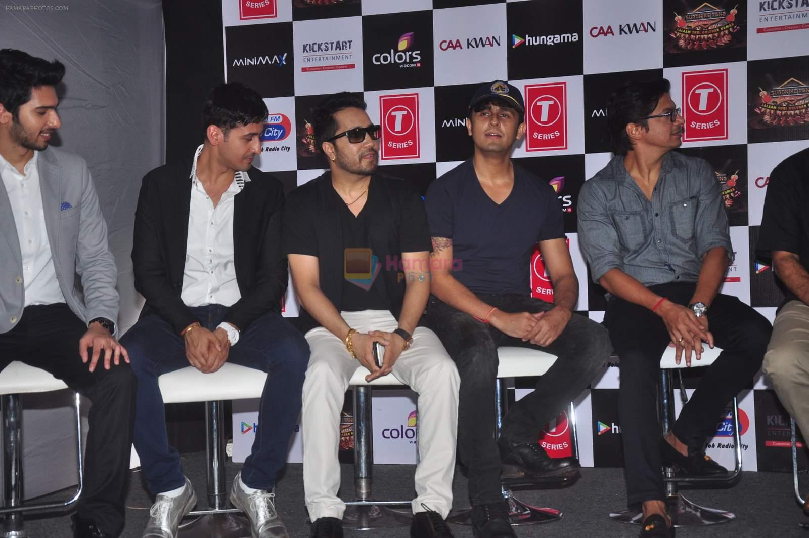 Sonu Nigam, Mika Singh, Shaan at Suron Ke Rang Colors Ke Sang in Mumbai on 21st Sept 2015