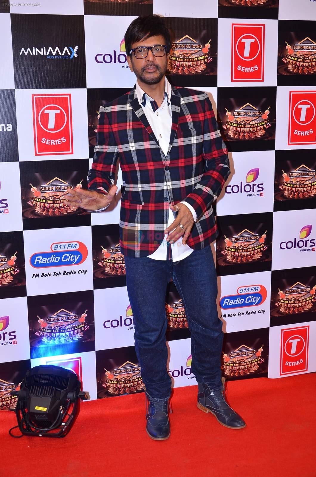 Javed Jaffrey at Gulshan Kumar Tribute in Filmcity on 22nd Sept 2015