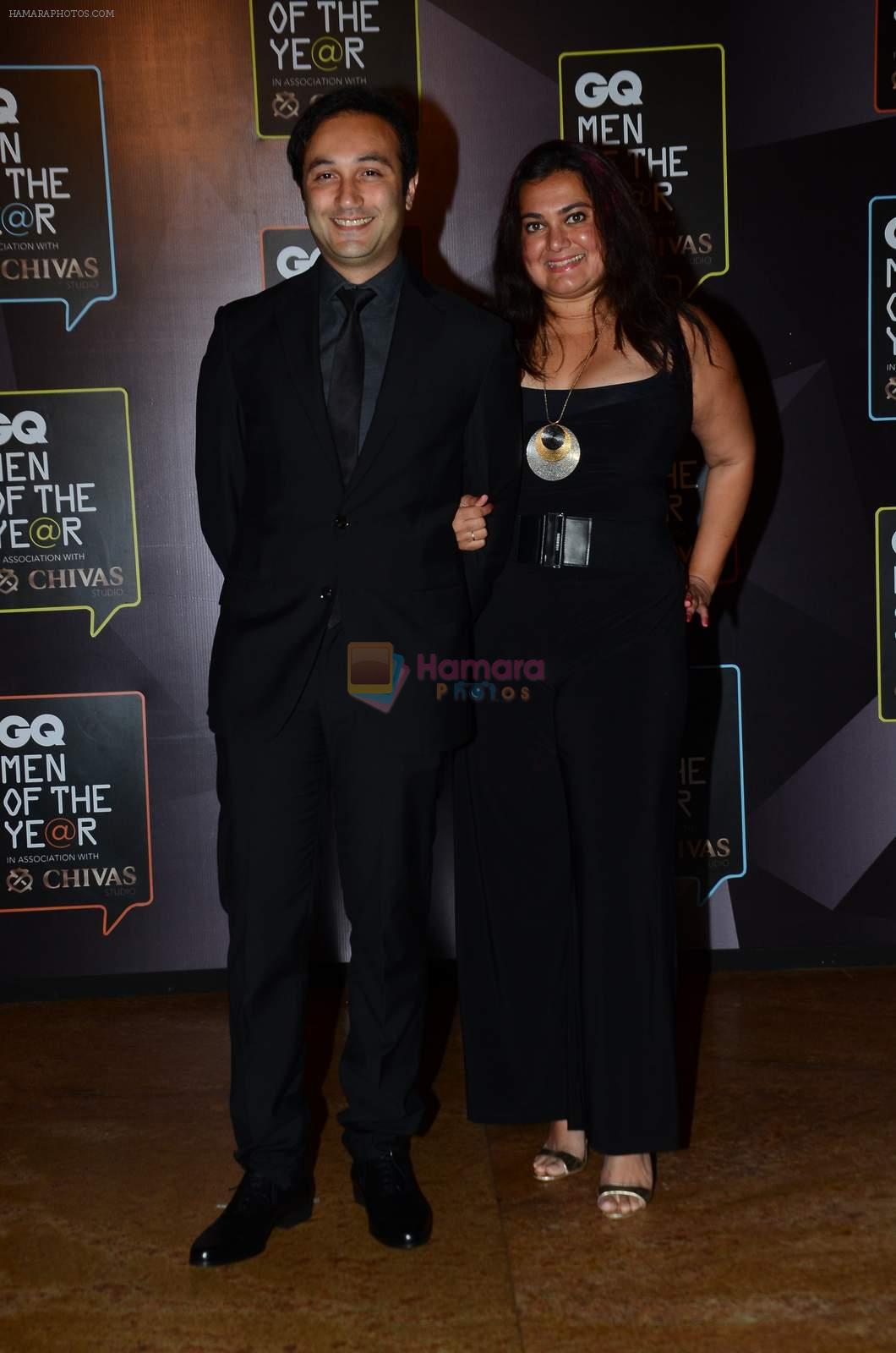 Divya Palat, Aditya Hitkari at GQ men of the year 2015 on 26th Sept 2015