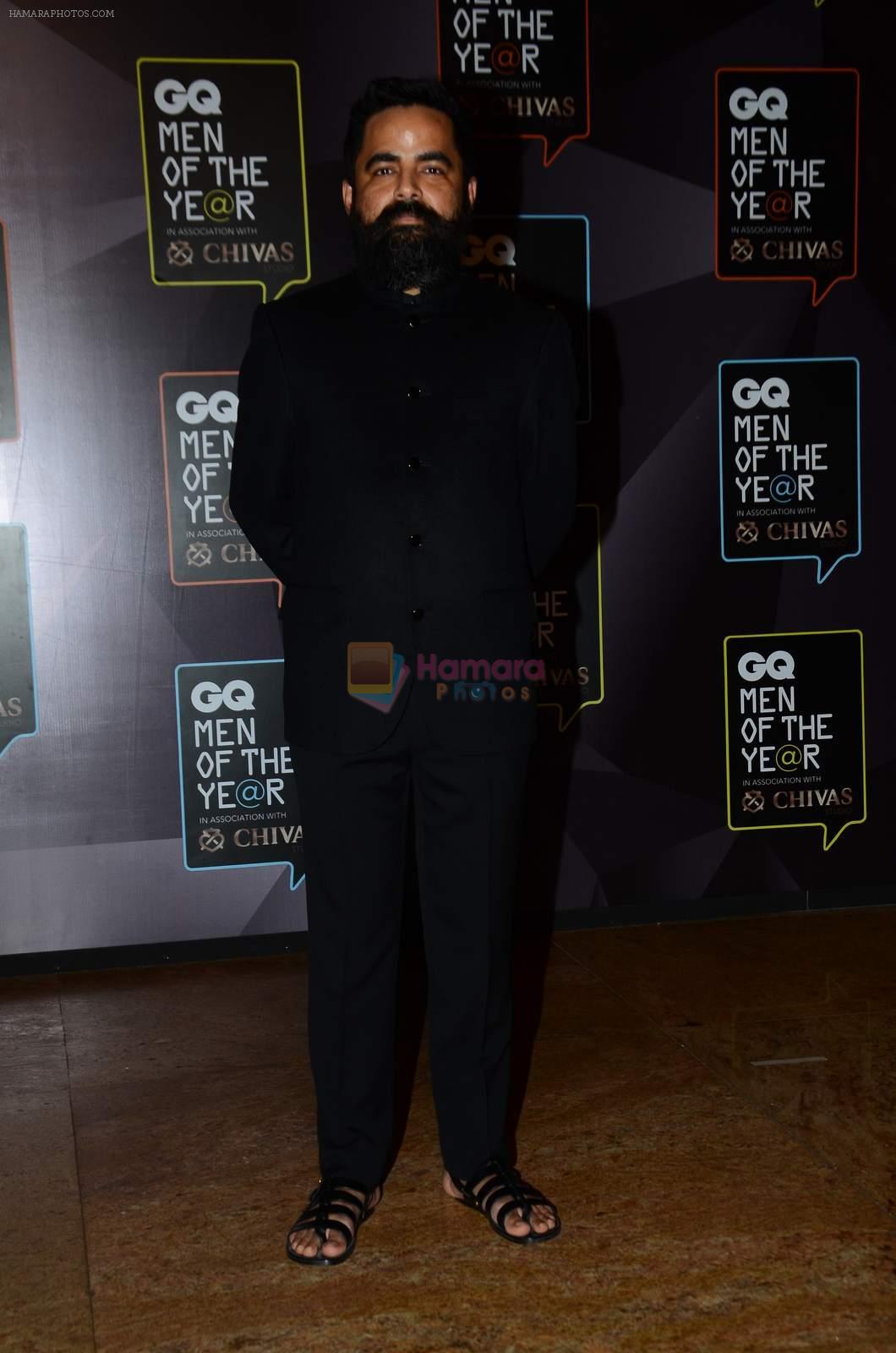 Sabyasachi Mukherjee at GQ men of the year 2015 on 26th Sept 2015