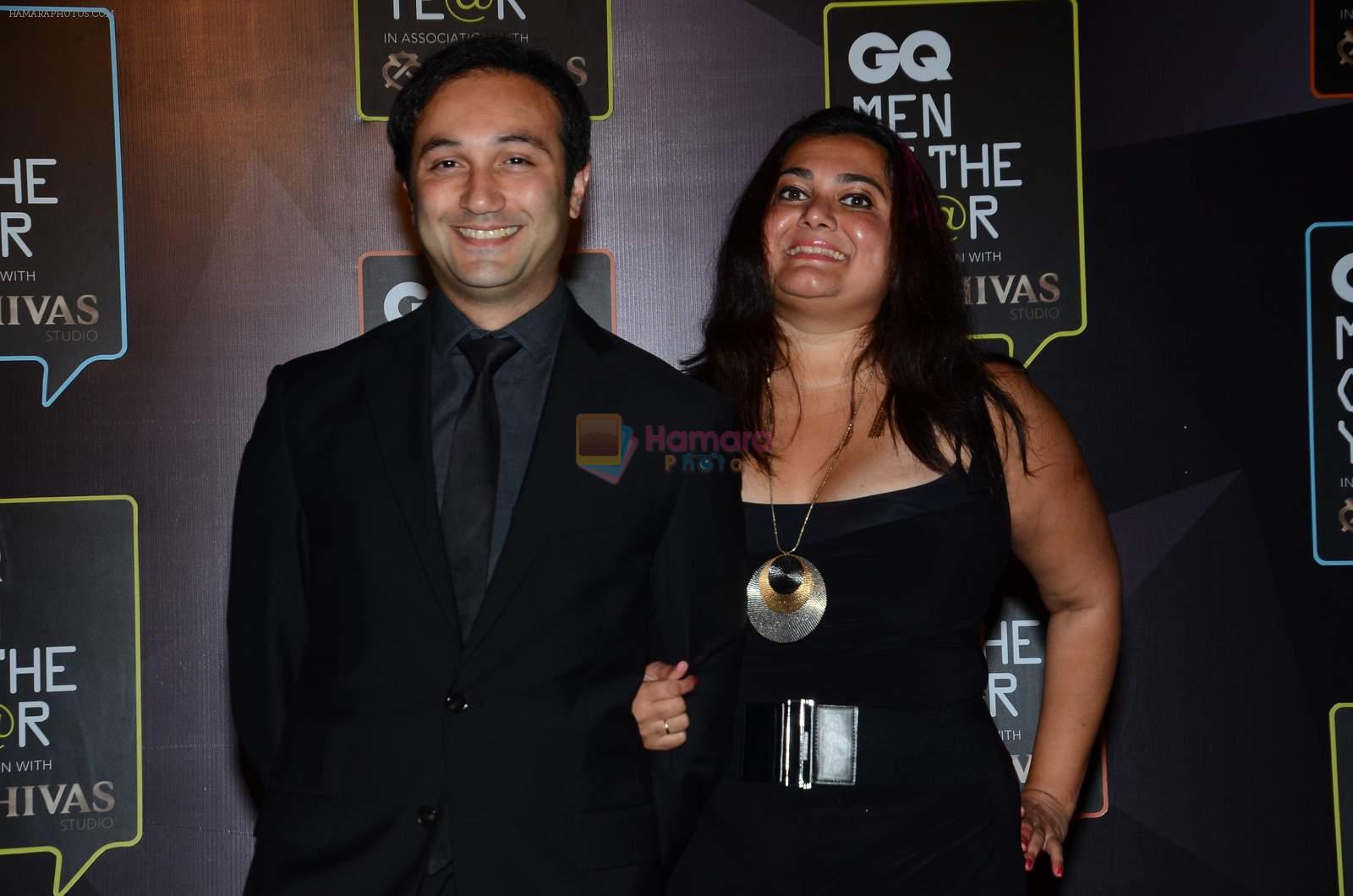 Divya Palat, Aditya Hitkari at GQ men of the year 2015 on 26th Sept 2015