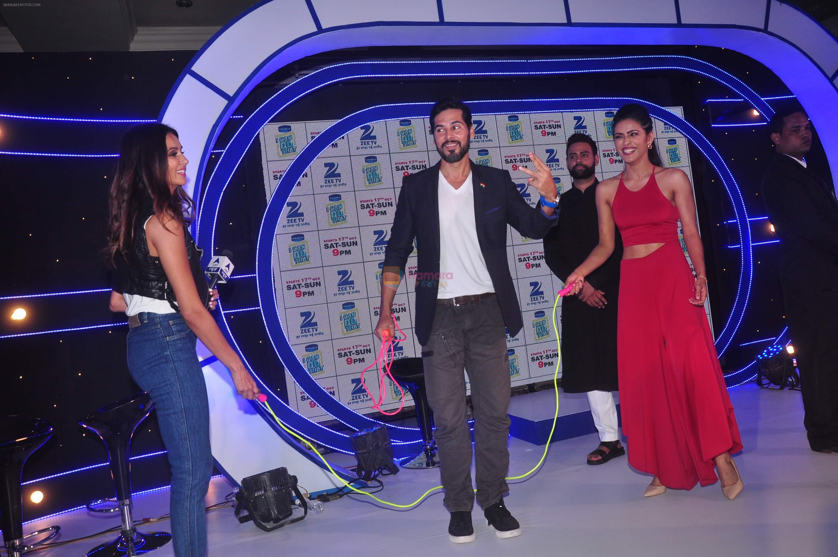 Dino Morea at Zee Tv launches its new show I Can Do It with Farhan and Gauhar at Marriott on 30th Sept 2015