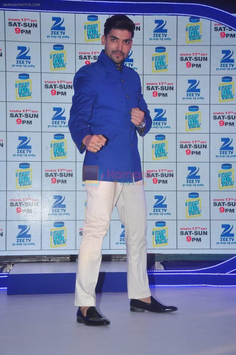 Gurmeet Chaudhary at Zee Tv launches its new show I Can Do It with Farhan and Gauhar at Marriott on 30th Sept 2015