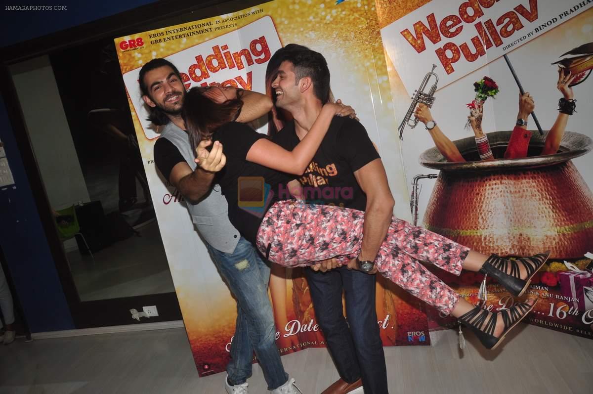 Anushka Ranjan, Dignath and Karan Grover at Wedding Pulav Promotions on 30th Sept 2015