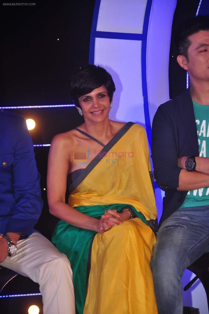 Mandira Bedi at Zee Tv launches its new show I Can Do It with Farhan and Gauhar at Marriott on 30th Sept 2015