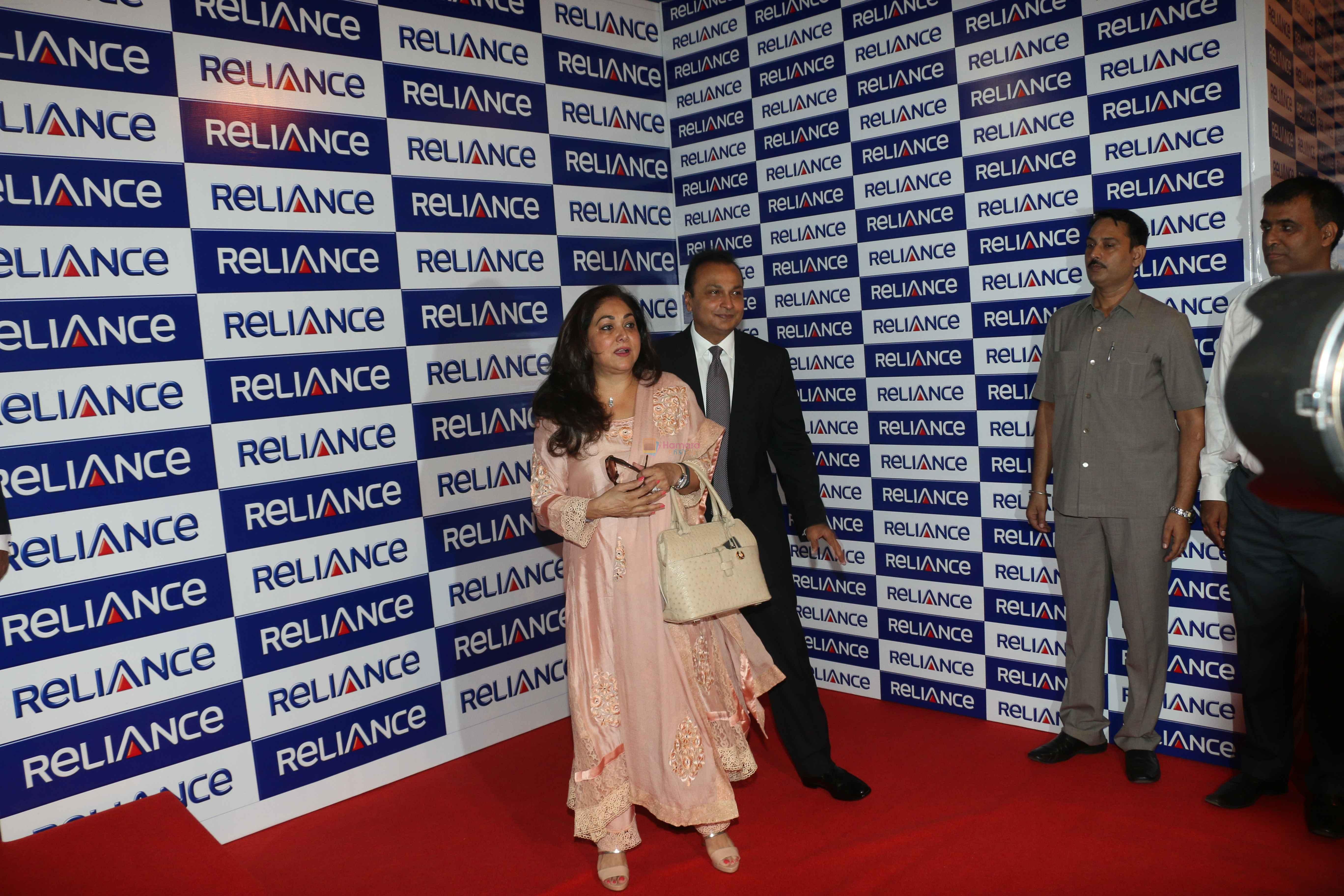 Anil Ambani and Tina Ambani at Reliance AGM on 30th Sept 2015