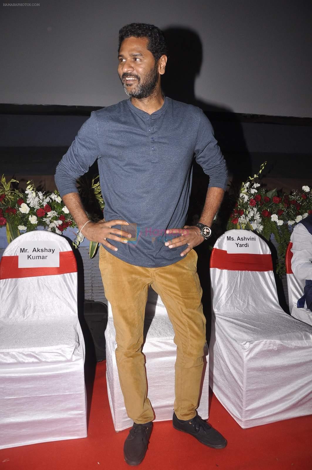Prabhu Deva at Singh is Bling screening hosted by Bawas in Chandan on 1st Oct 2015