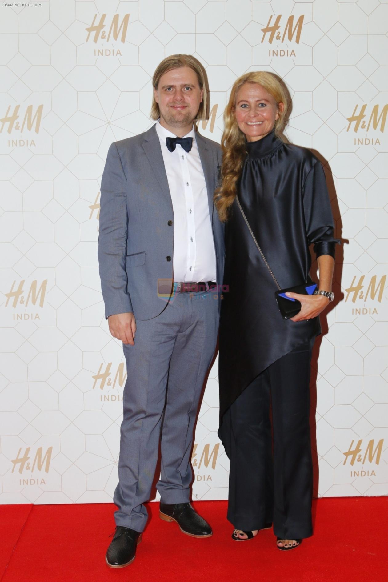 Janne Einola - Country Manager and Pernilla Wohlfahrt - Head of Design and Creative Director at h&m store launch in Mumbai on 1st Oct 2015