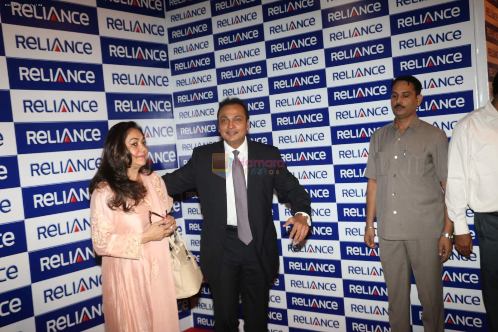 Anil Ambani, Tina Ambani at Reliance Annual General Meeting on 2nd Oct 2015