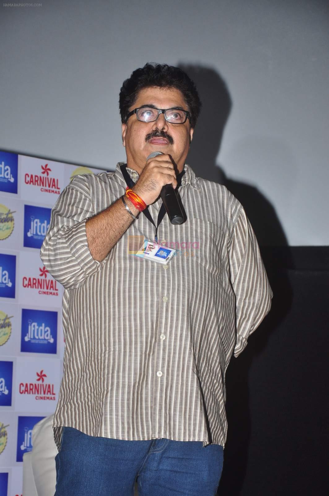 Ashok Pandit at Anand Rai masterclass in Carnival Cinemas on 4th Oct 2015