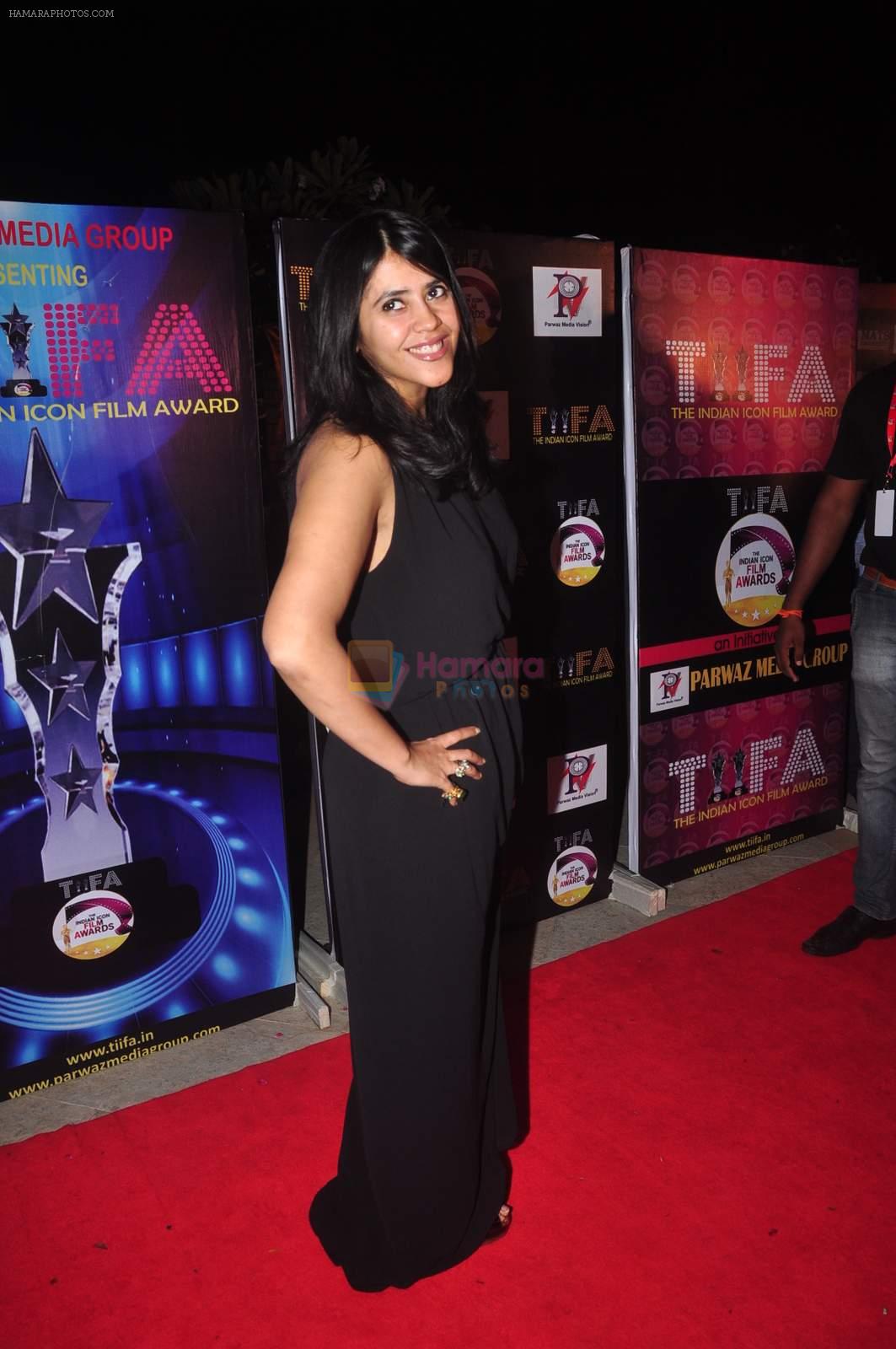 Ekta Kapoor at TIFA Awards in Sun N Sand on 4th Oct 2015