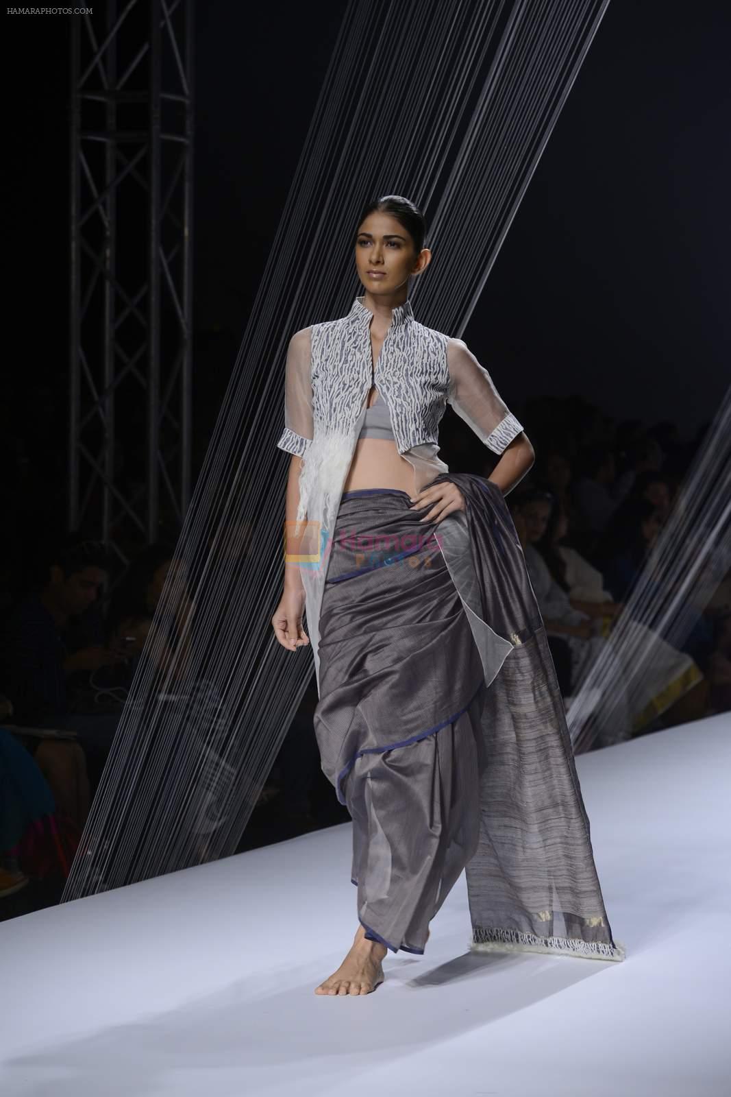 Model walk the ramp for Vaishali S show on day 1 of mazon india fashion week on 7th Oct 2015