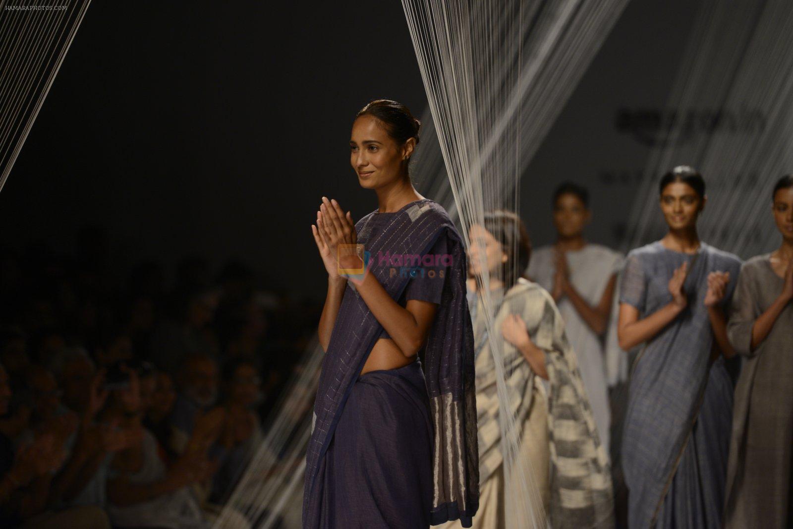 Model walk the ramp for Anavila show on day 1 of Amazon india fashion week on 7th Oct 2015