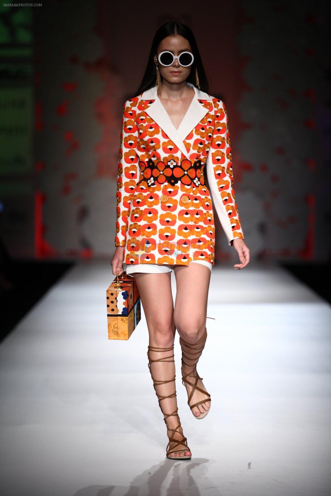 Model walk the ramp for Hemant and Nandita show on day 2 of Amazon india fashion week on 8th Oct 2015