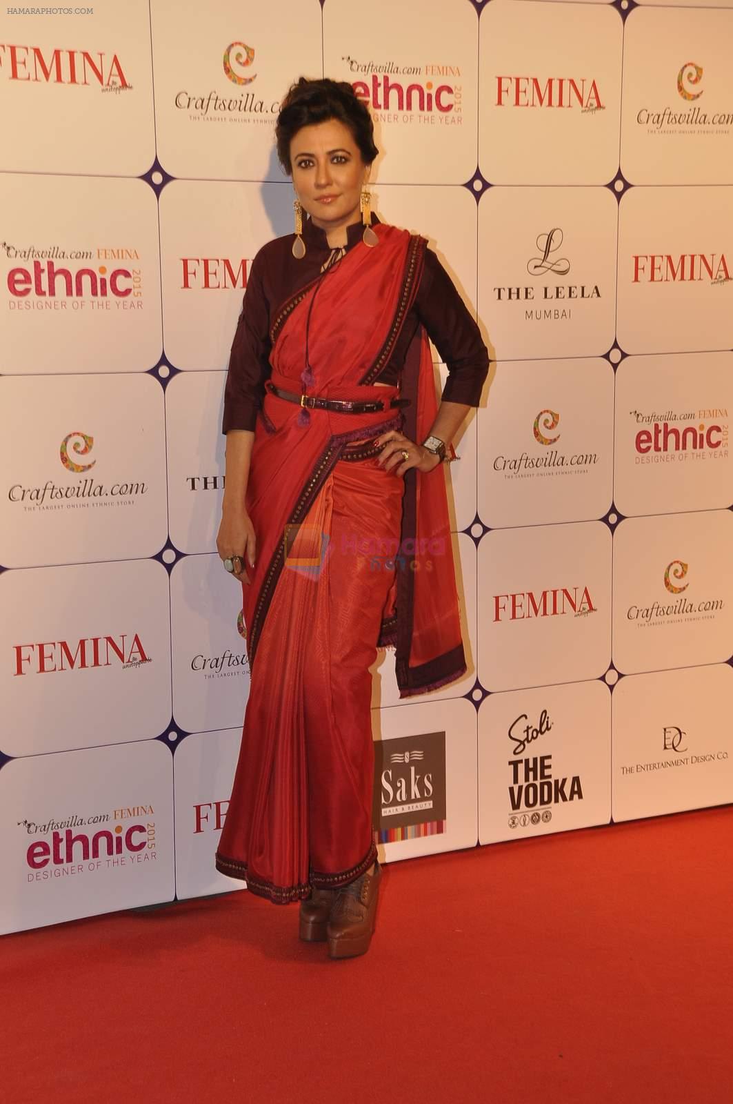 Mini Mathur at Femina ethnic red carpet on 8th Oct 2015