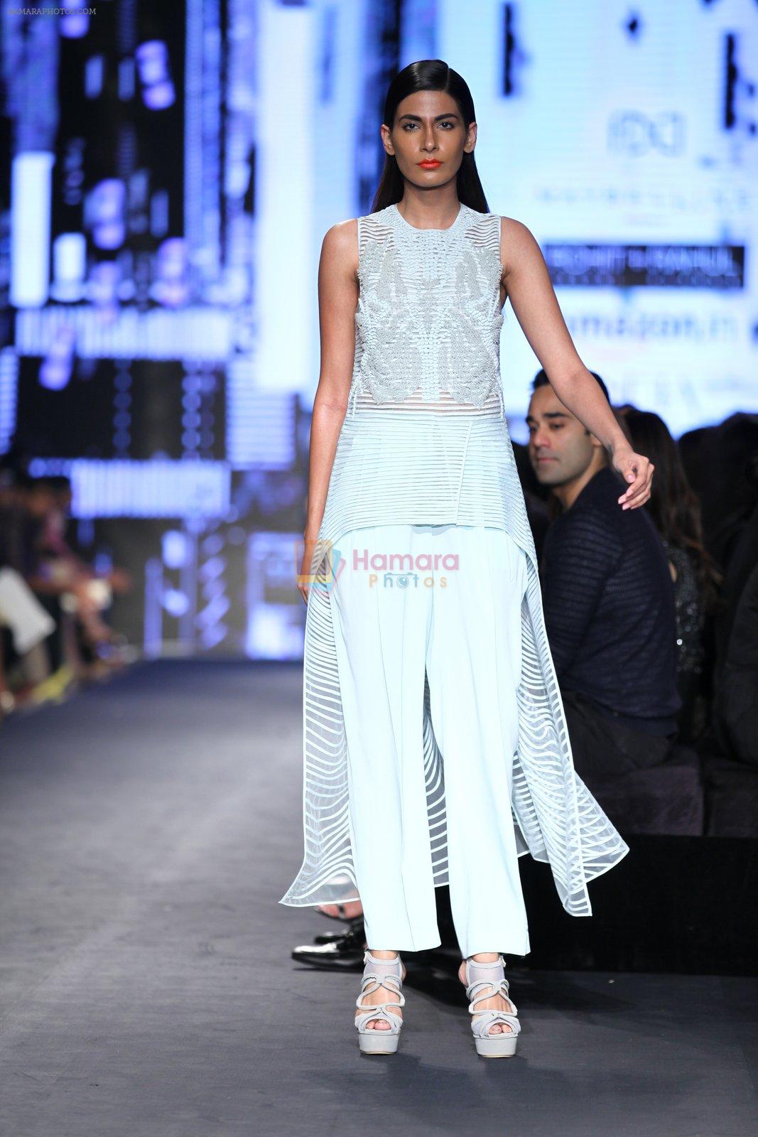 Model walk the ramp for Rohit and Rahul Gandhi Show on Day 4 of Amazon India Fashion Week on 10th Oct 2015