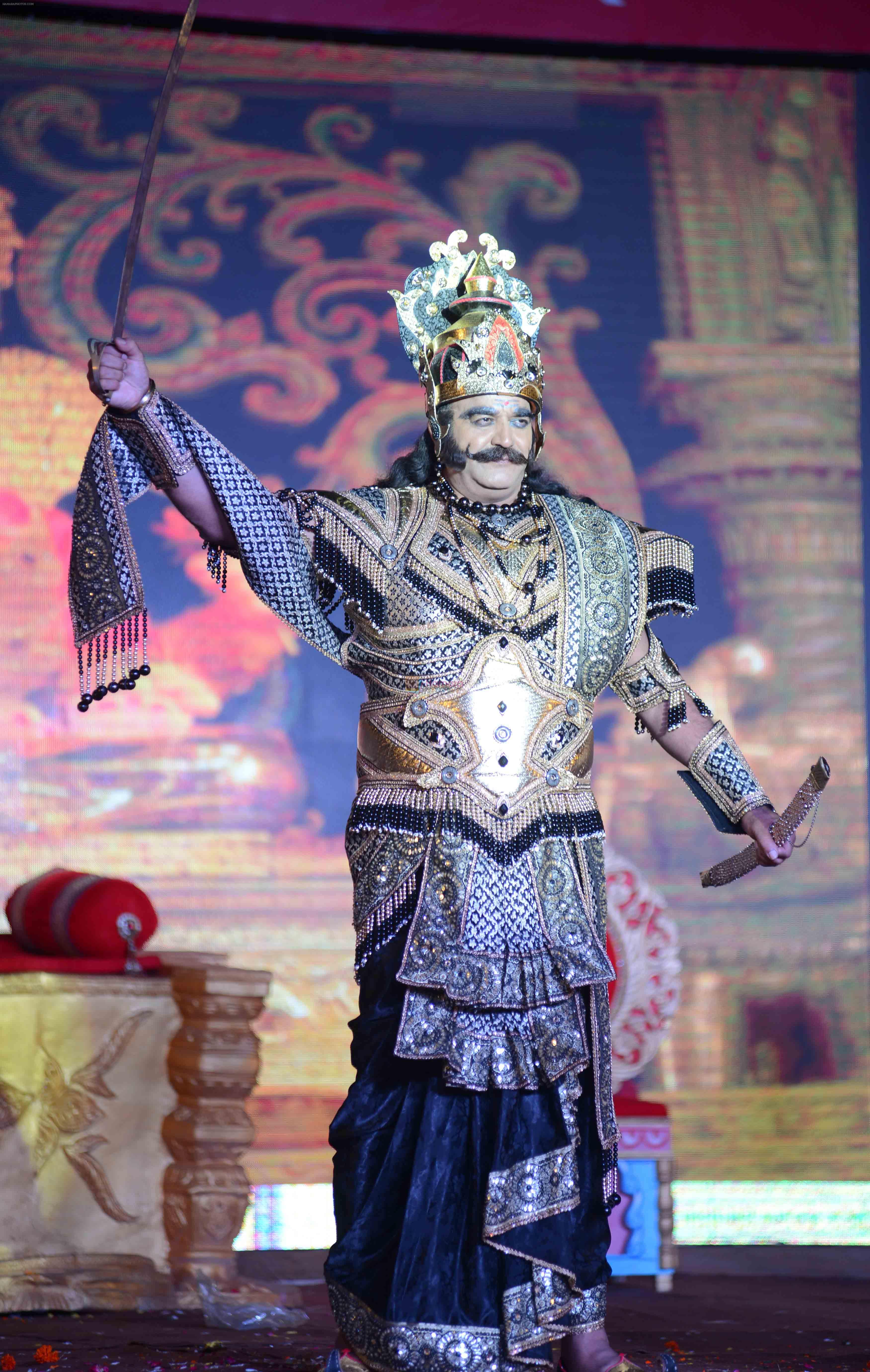 Surender Pal- Ravan Role Play in Luv Kush Ram Leela 1