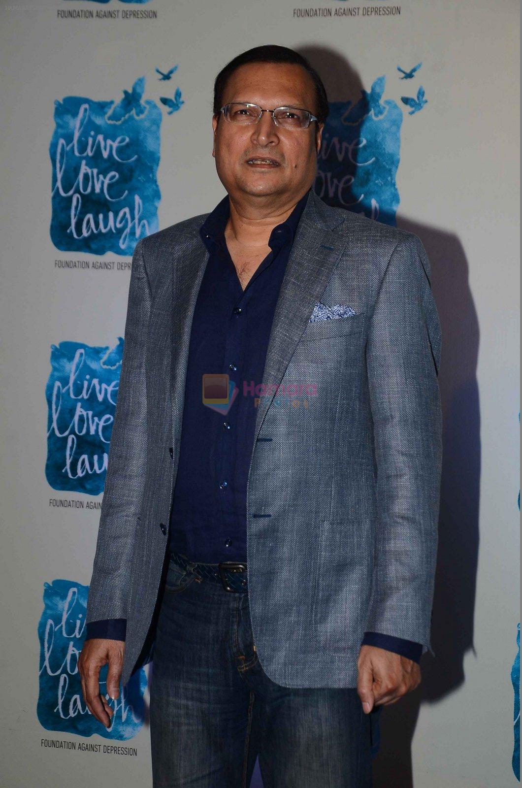 Rajat Sharma at deepika's ngo launch in st regis on 10th Oct 2015