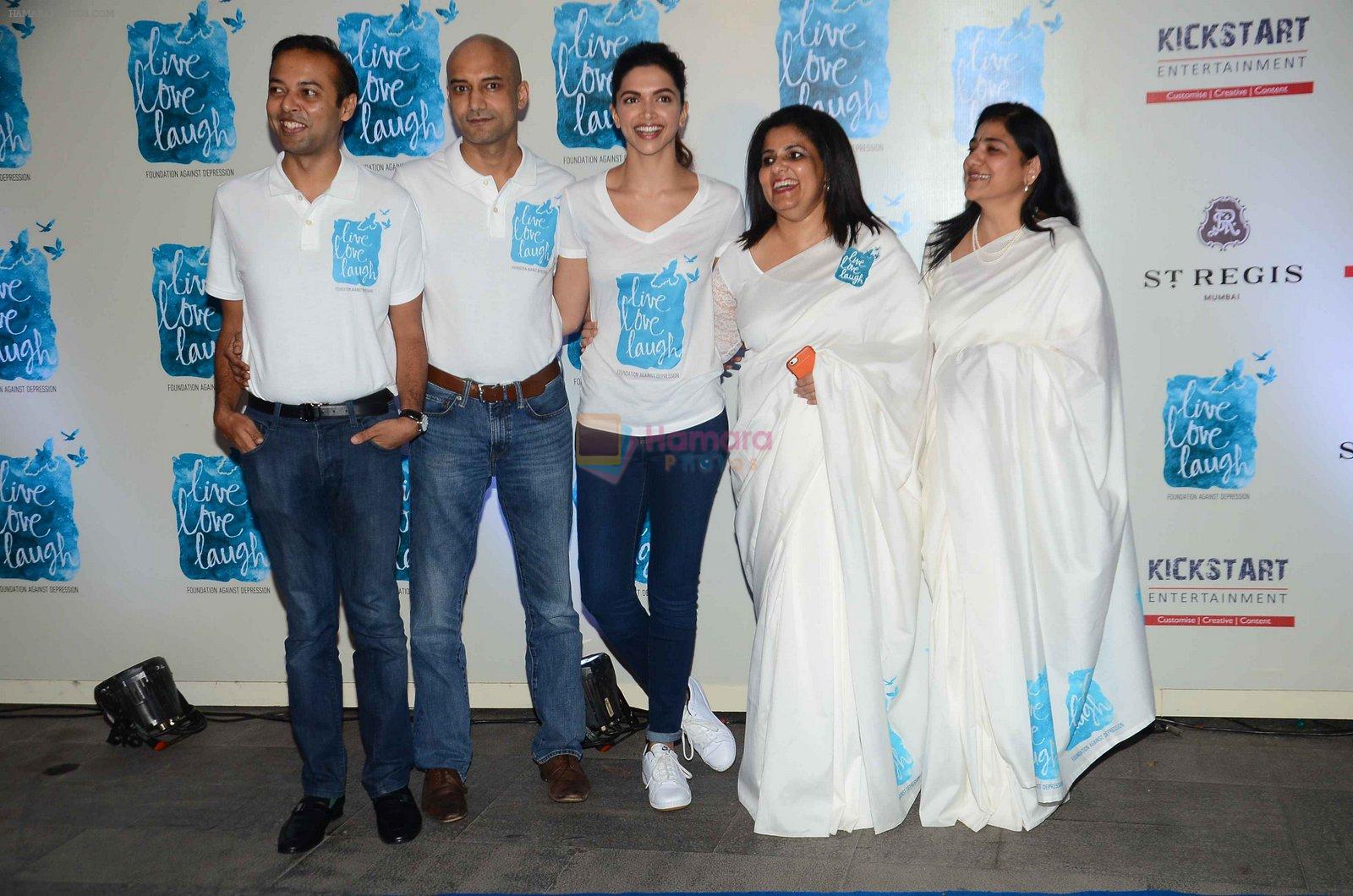 Deepika Padukone at deepika's ngo launch in st regis on 10th Oct 2015