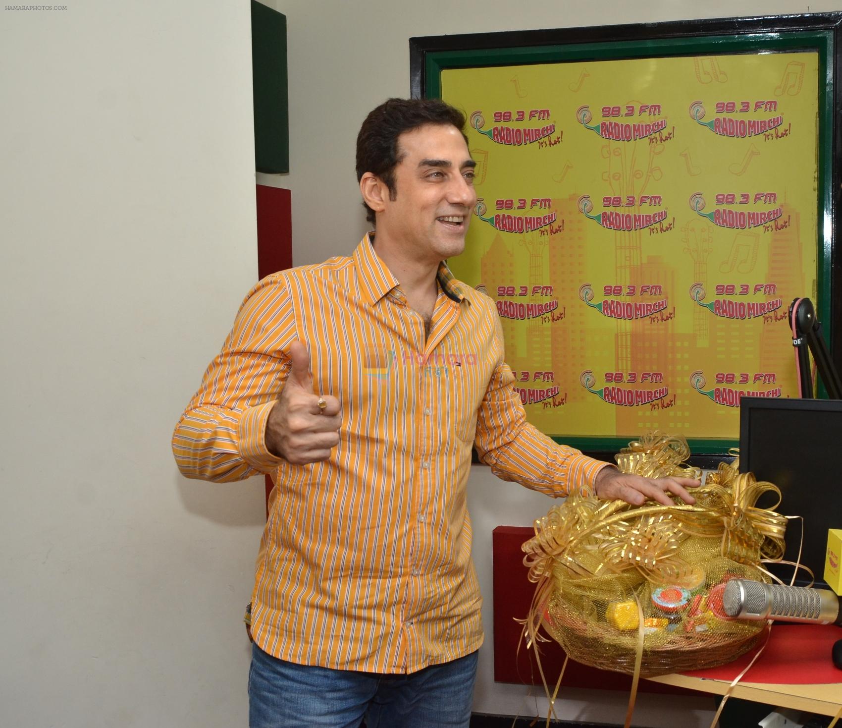 Faisal Khan promote the film Chinar Daastan -E-Ishq in Radio Mirchi Studio on 14th Oct 2015