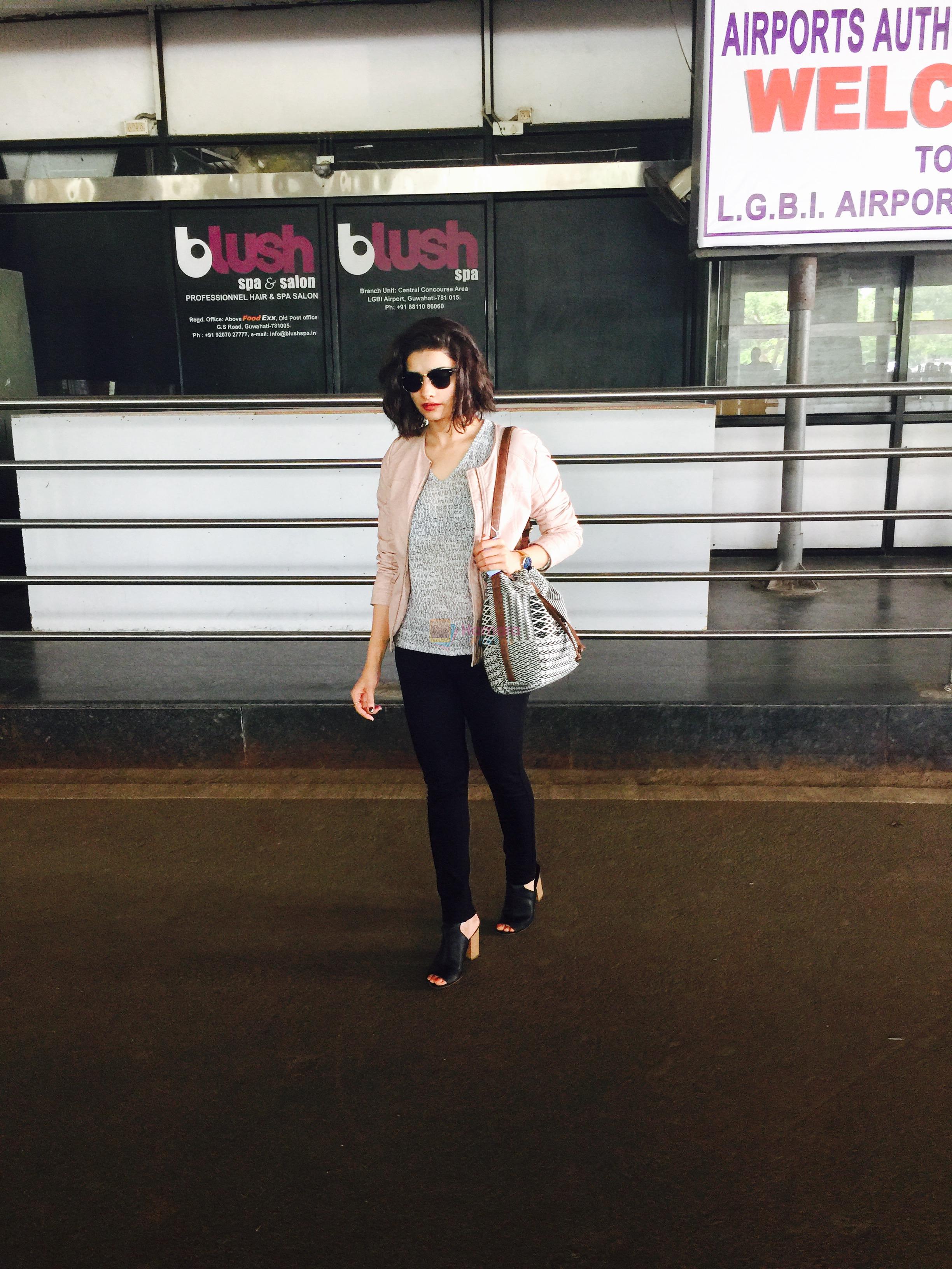 Prachi Desai at the airport