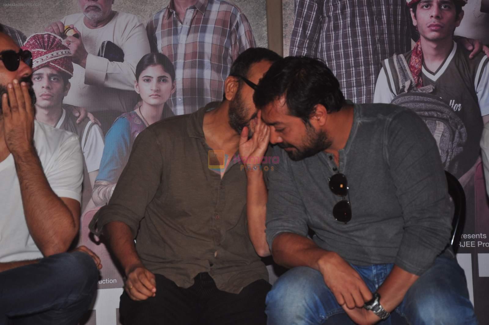 Anurag Kashyap, Dibakar Banerjee at Titli film promotions on 16th Oct 2015