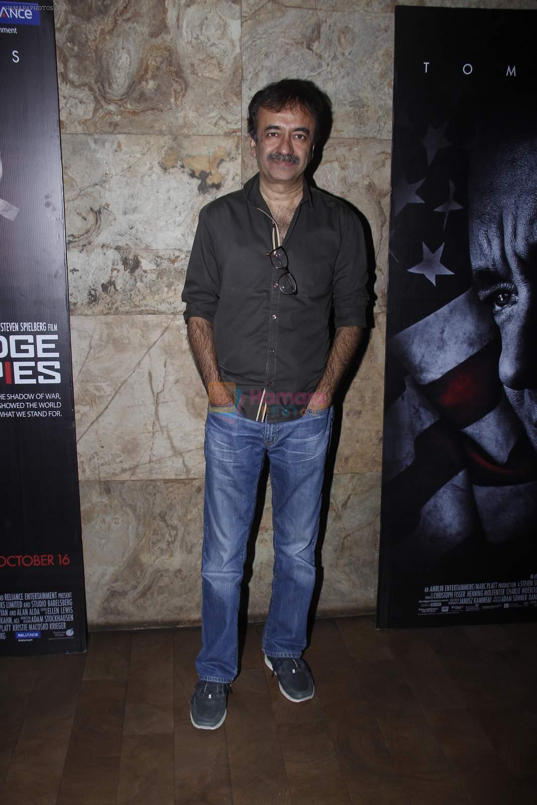 Rajkumar Hirani snapped at Bridges of Spies screening on 16th Oct 2015