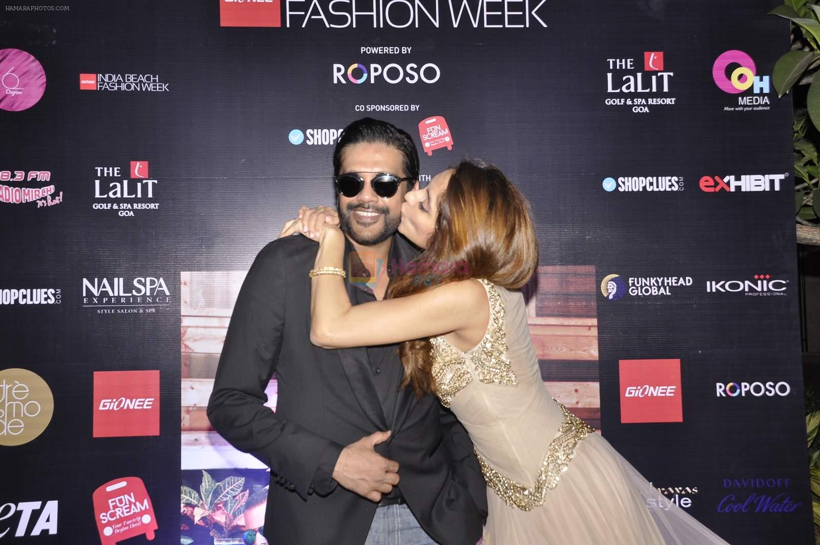 Anusha Dandekar, Rocky S at India Beach Fashion Week preview on 20th Oct 2015