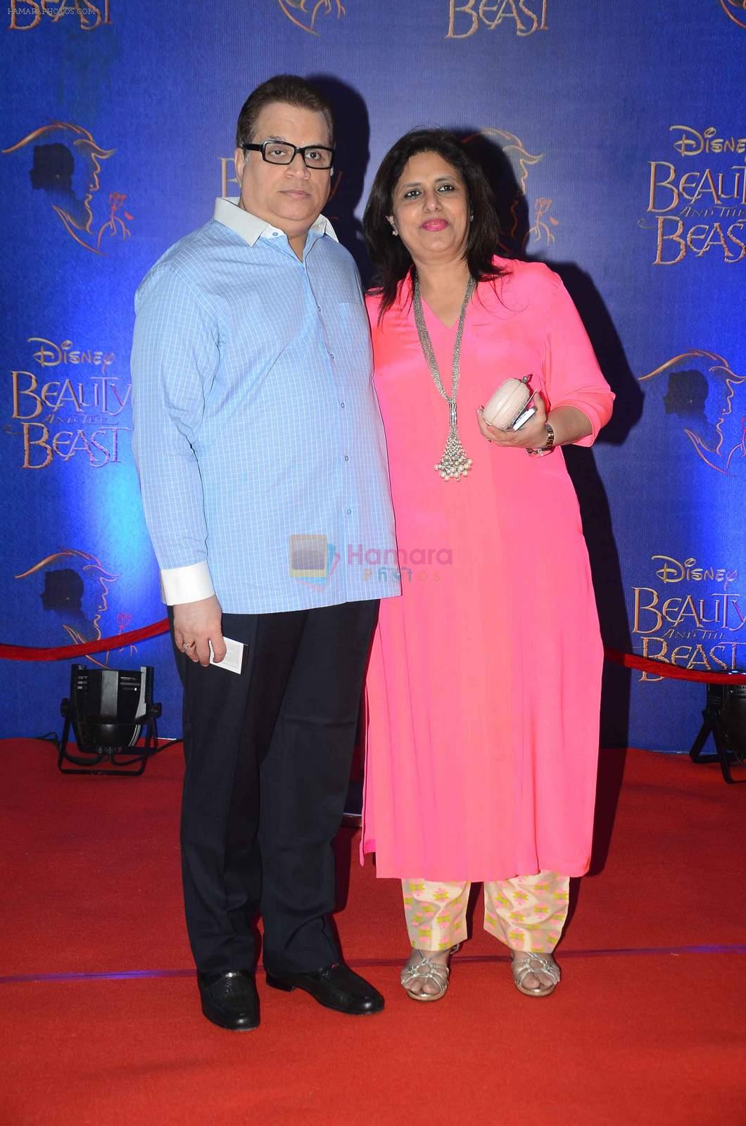 Ramesh Taurani at Beauty and the Beast red carpet in Mumbai on 21st Oct 2015