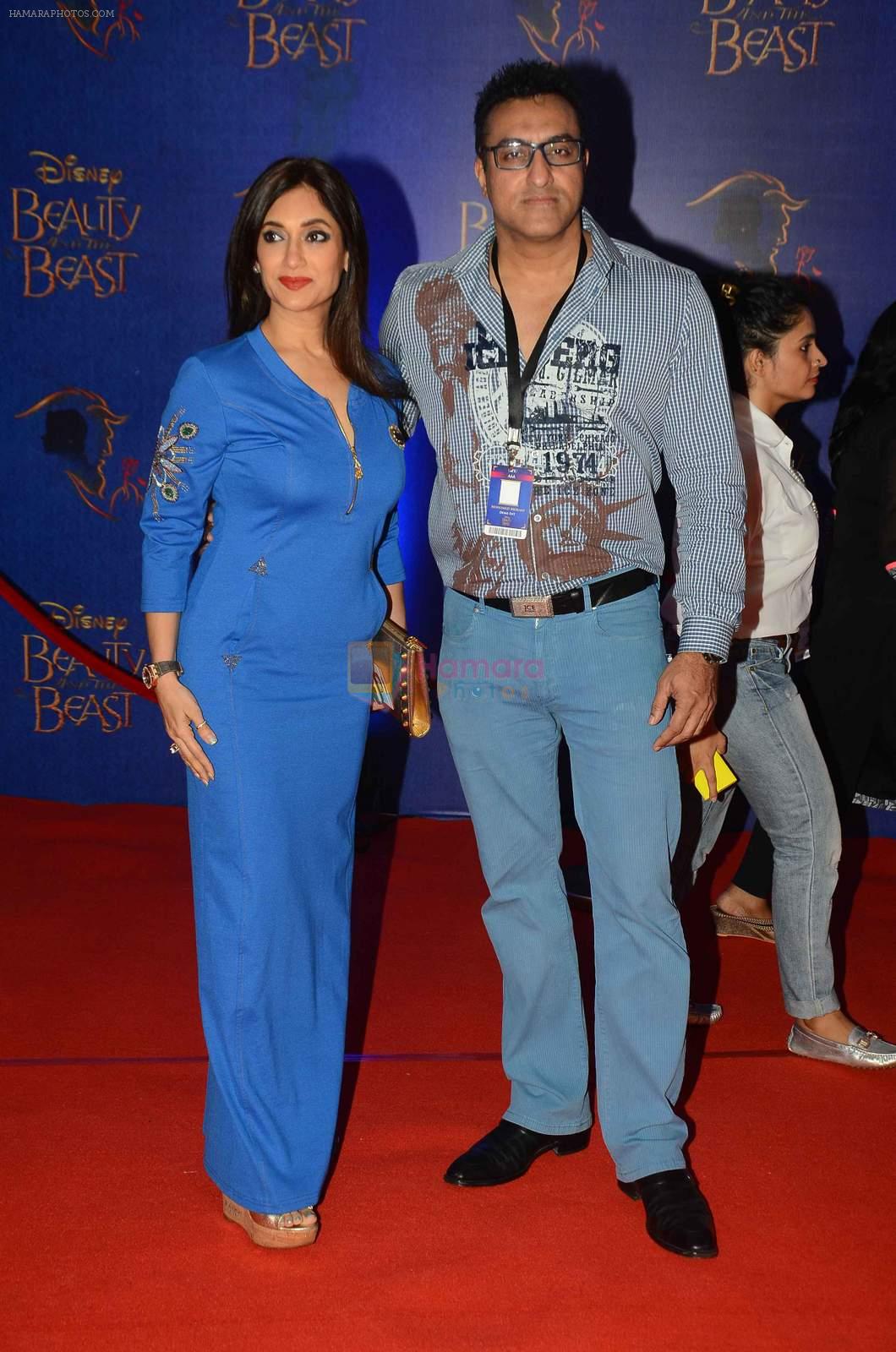 Lucky Morani, Mohammed Morani at Beauty and the Beast red carpet in Mumbai on 21st Oct 2015