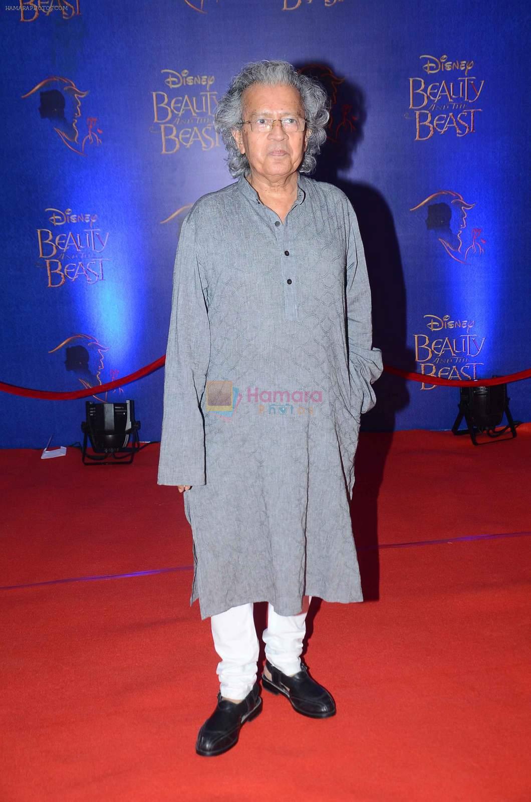 Anil Dharkar at Beauty and the Beast red carpet in Mumbai on 21st Oct 2015