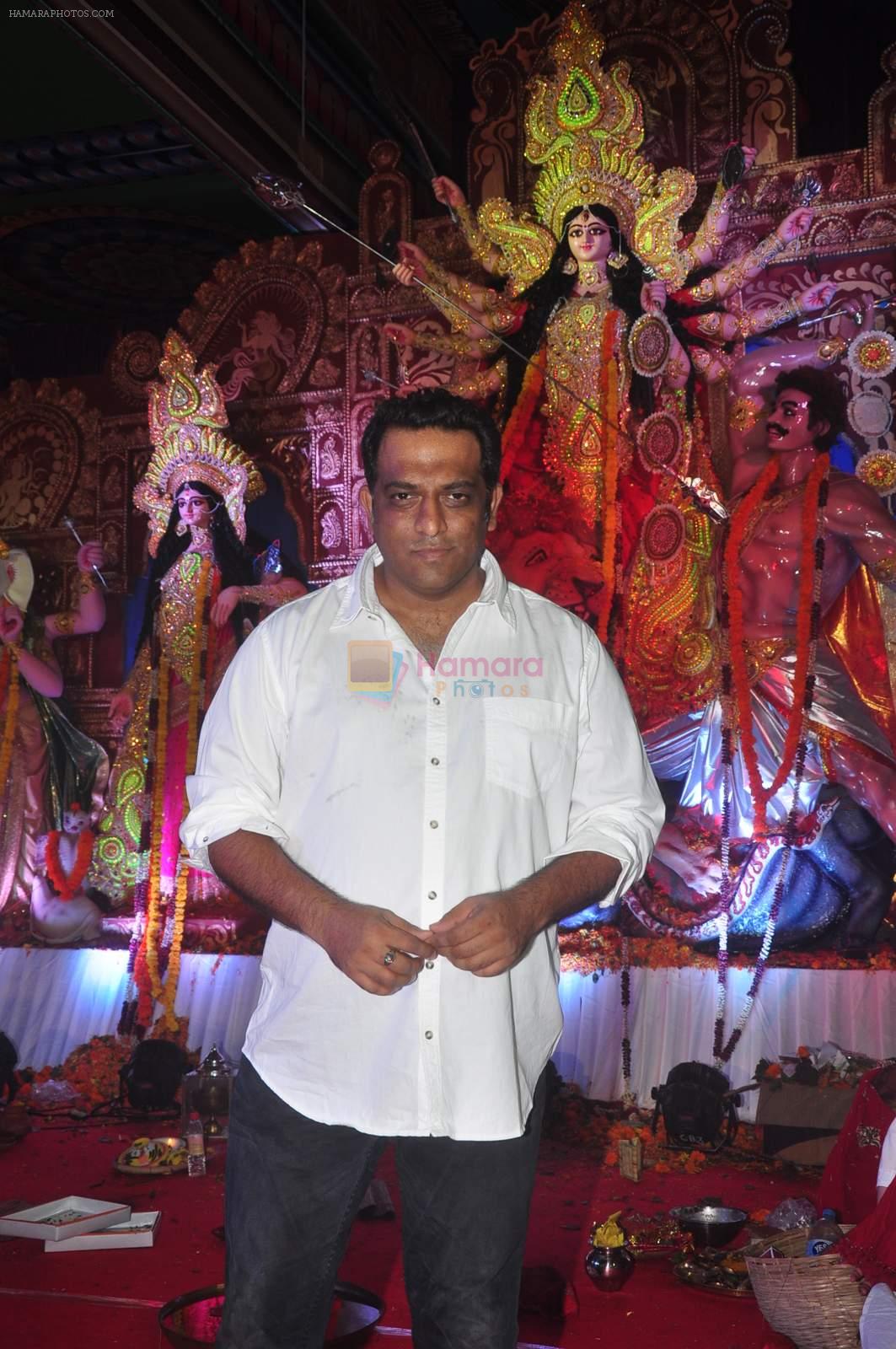 Anurag Basu at North Bombay Sarbojanin Durga Puja 2015 on 22nd Oct 2015